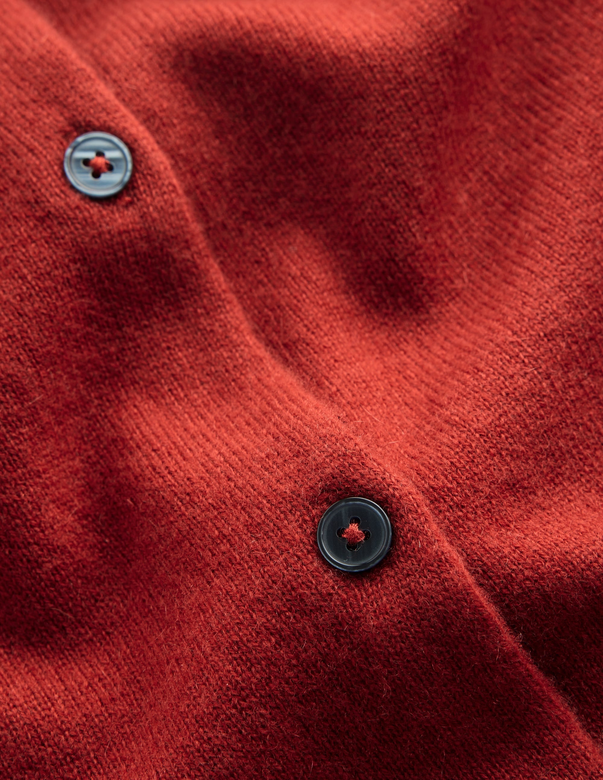 Eva Cashmere Crew Cardigan-Copper Brown - Image 7