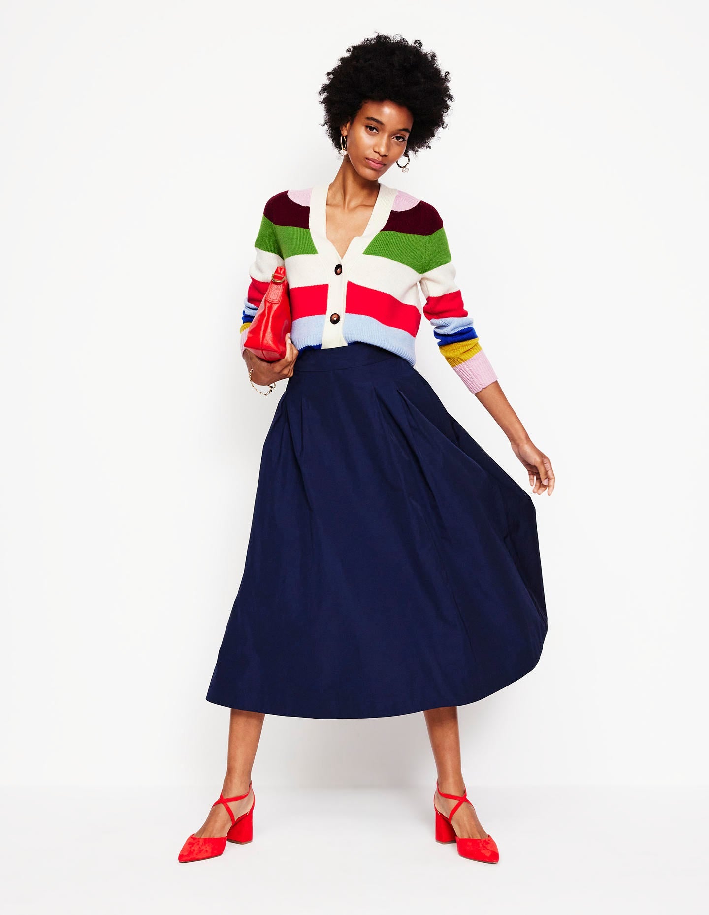 Olivia Merino Cardigan-Multi, Rainbow-6