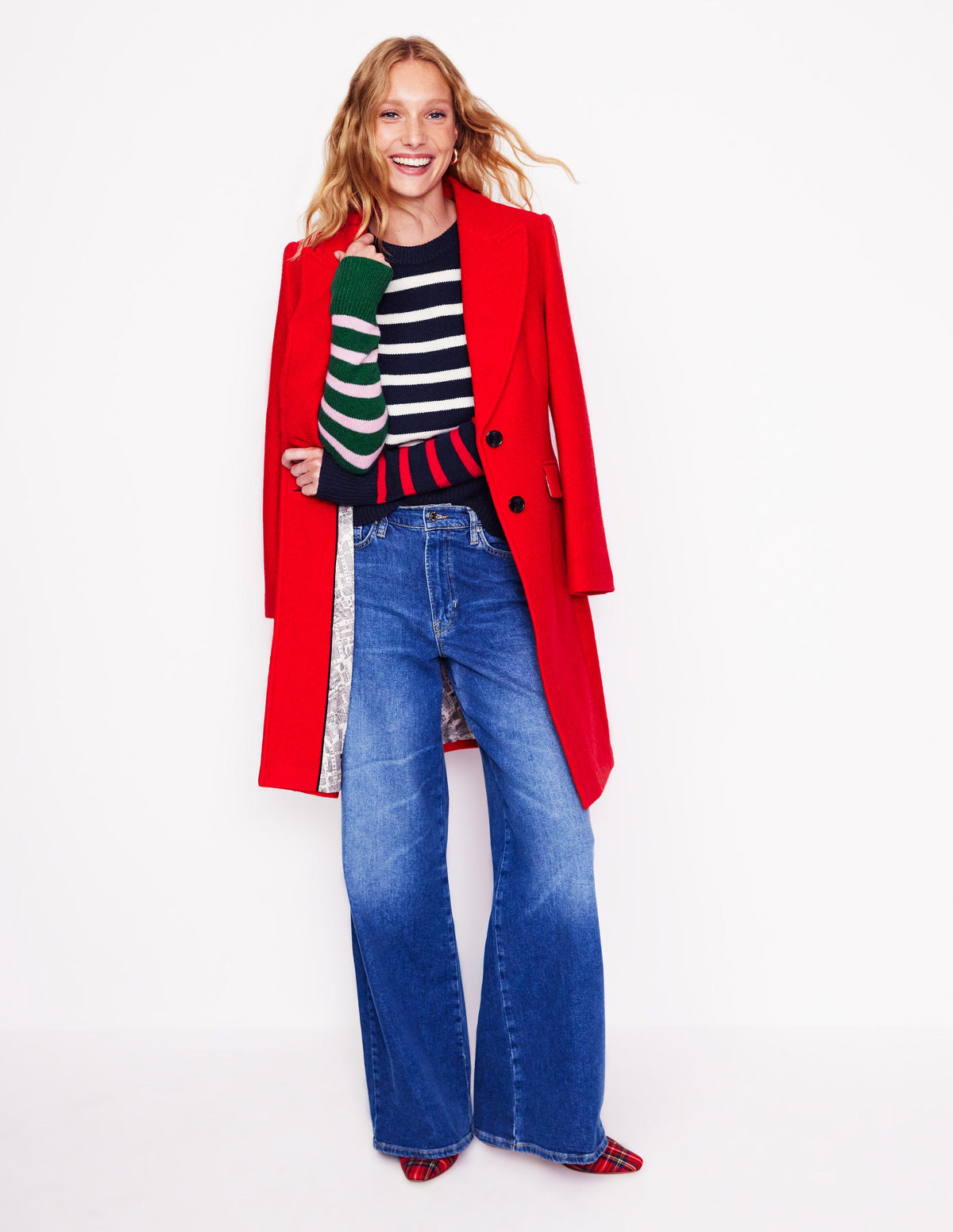 Olivia Merino Jumper-Multi, Hotch Potch - Image 4