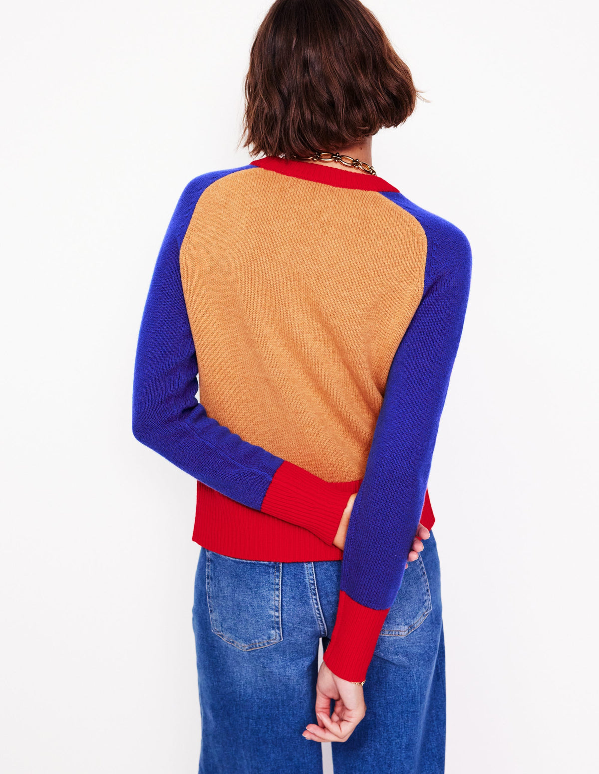 Olivia Merino Jumper-Chinchilla Melange - Image 3