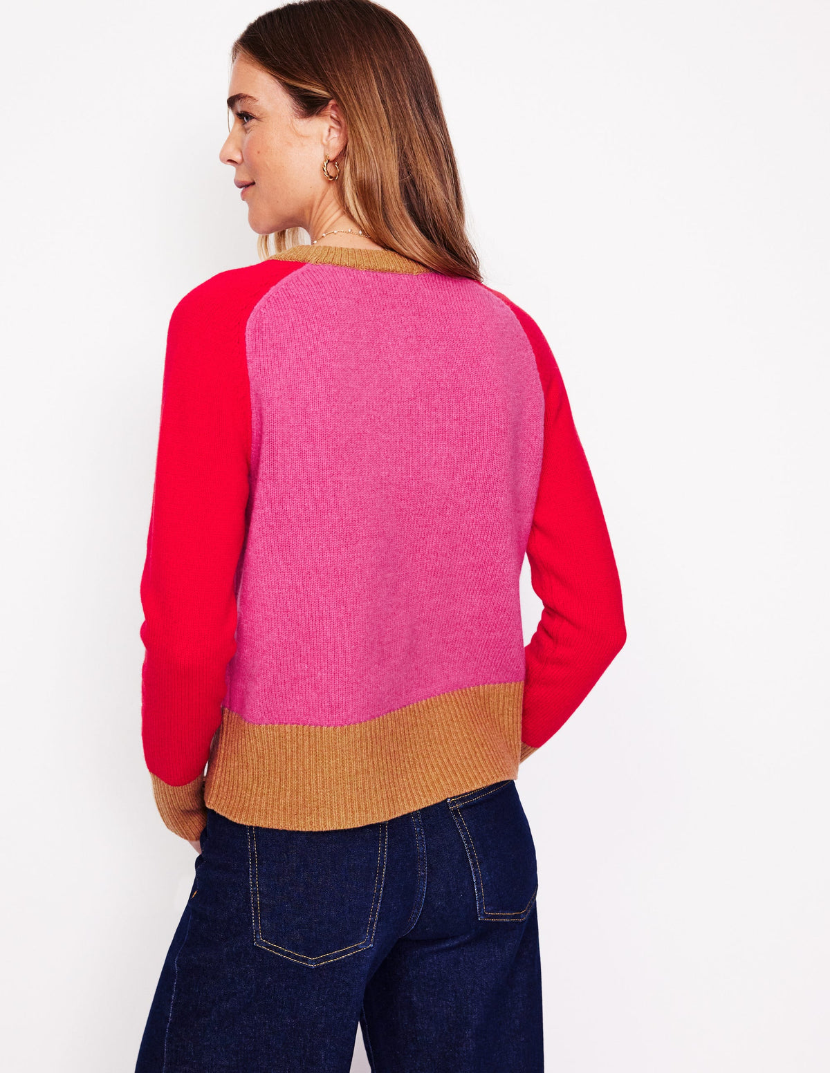 Olivia Merino Jumper-Party Pink-2