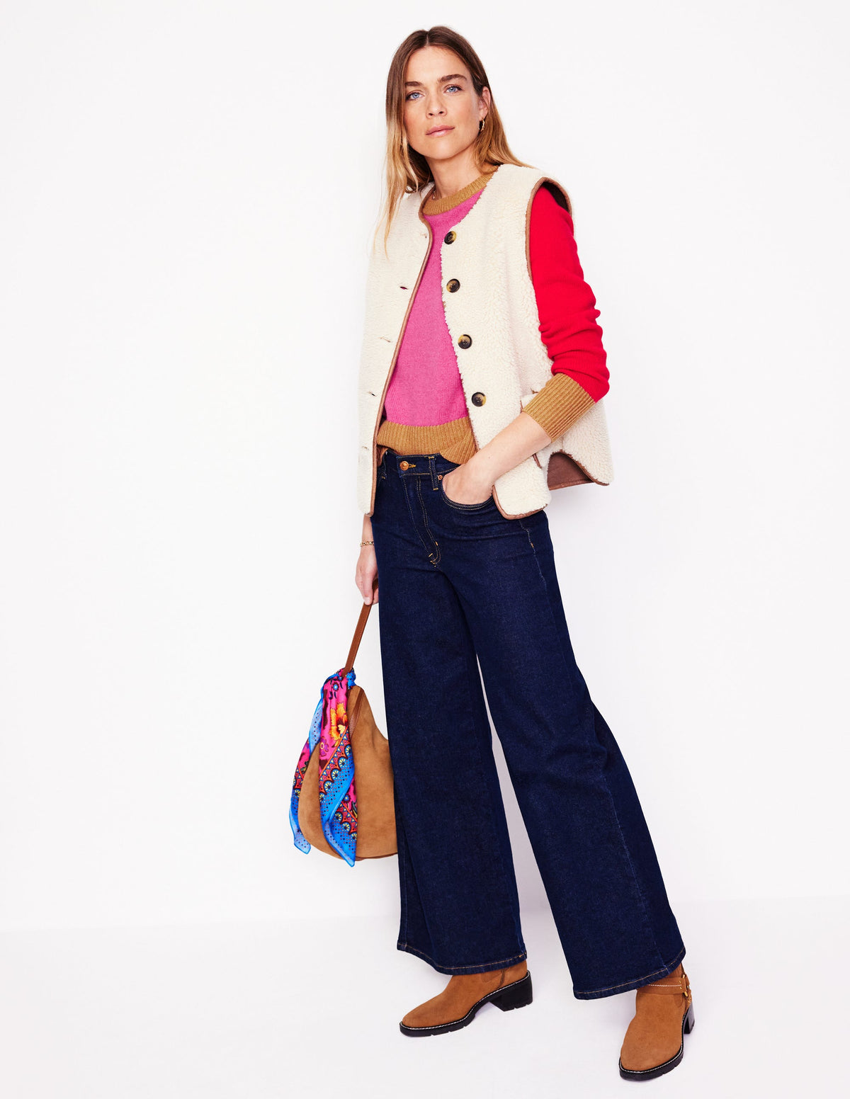 Olivia Merino Jumper-Party Pink-3