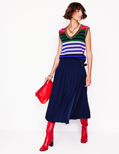 Olivia Merino Tank-Multi, Rainbow Stripe-4