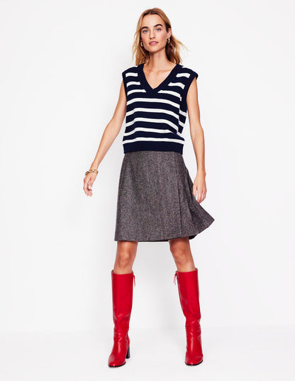 Olivia Merino Tank-Navy, Ivory-5