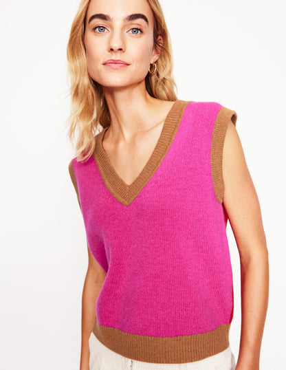 Olivia Merino Tank-Party Pink-2