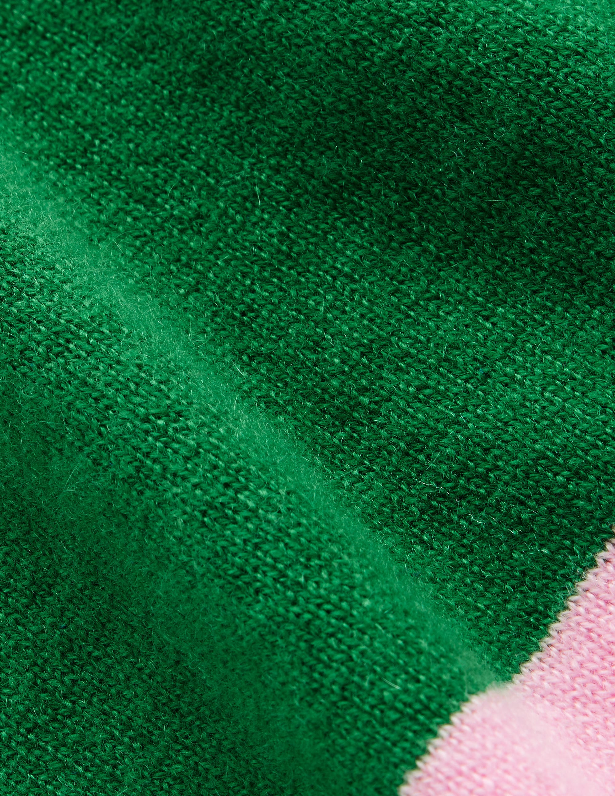 Lydia Cashmere Jumper-Rich Emerald Green, Union Jack - Image 8