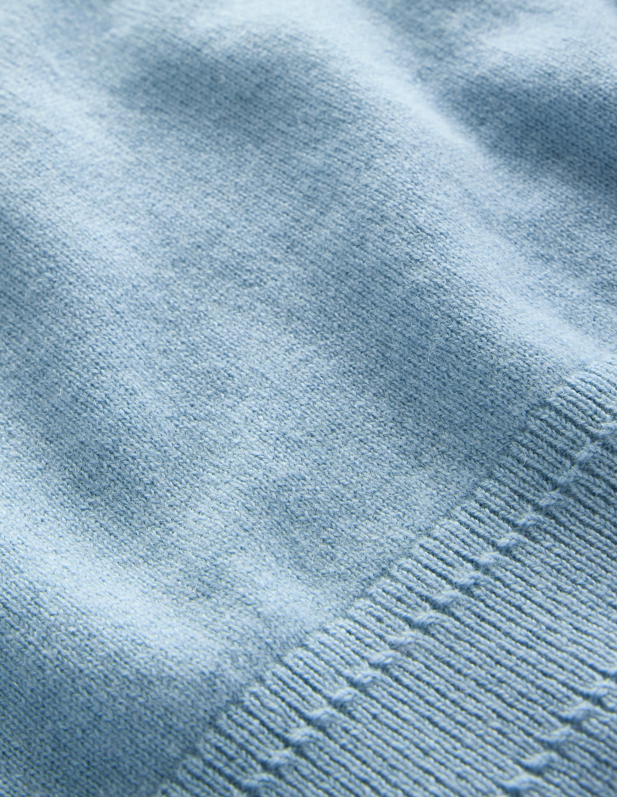 Eva Cashmere Boat Neck Jumper-Tourmaline Blue - Image 6