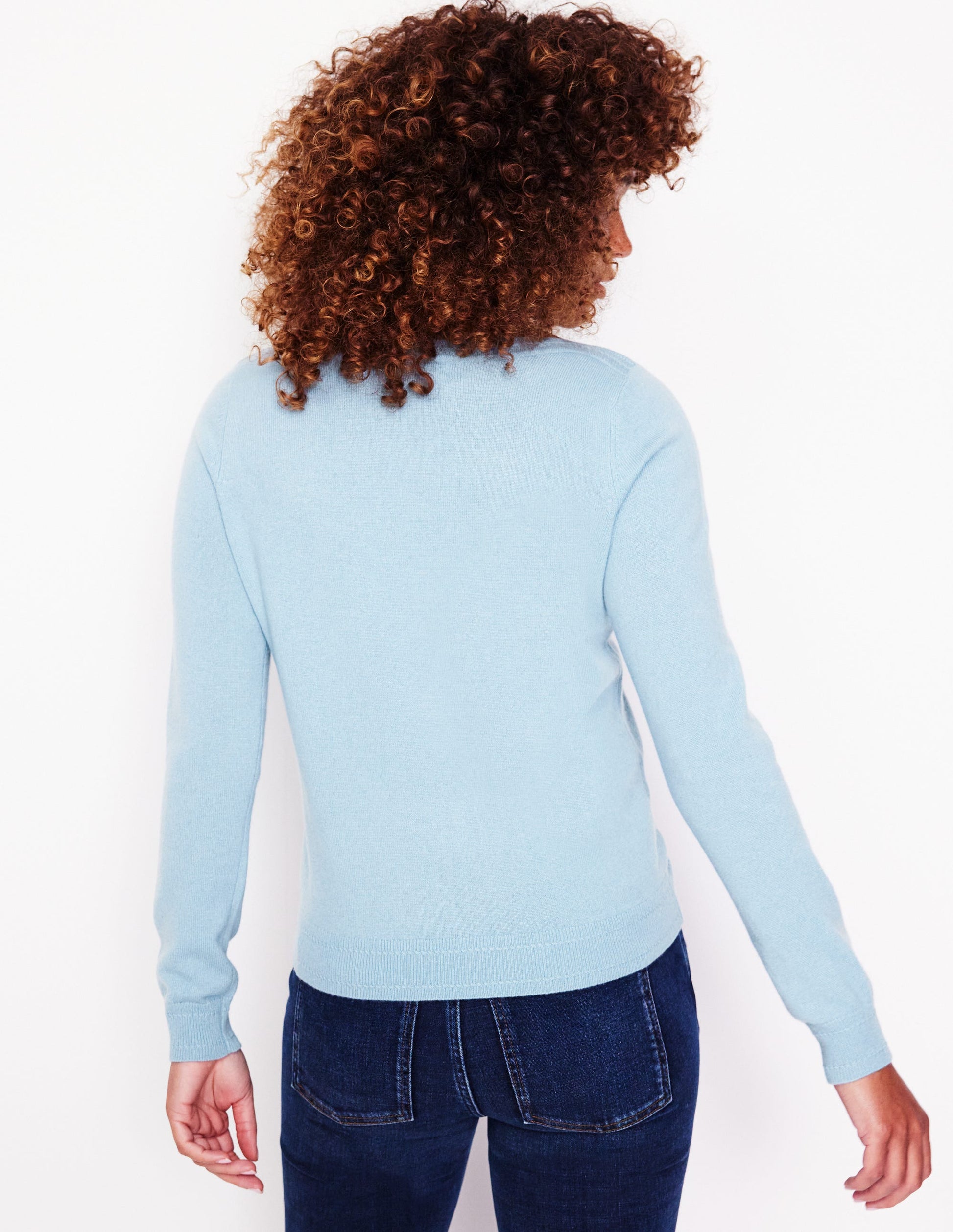 Eva Cashmere Boat Neck Jumper-Tourmaline Blue-4