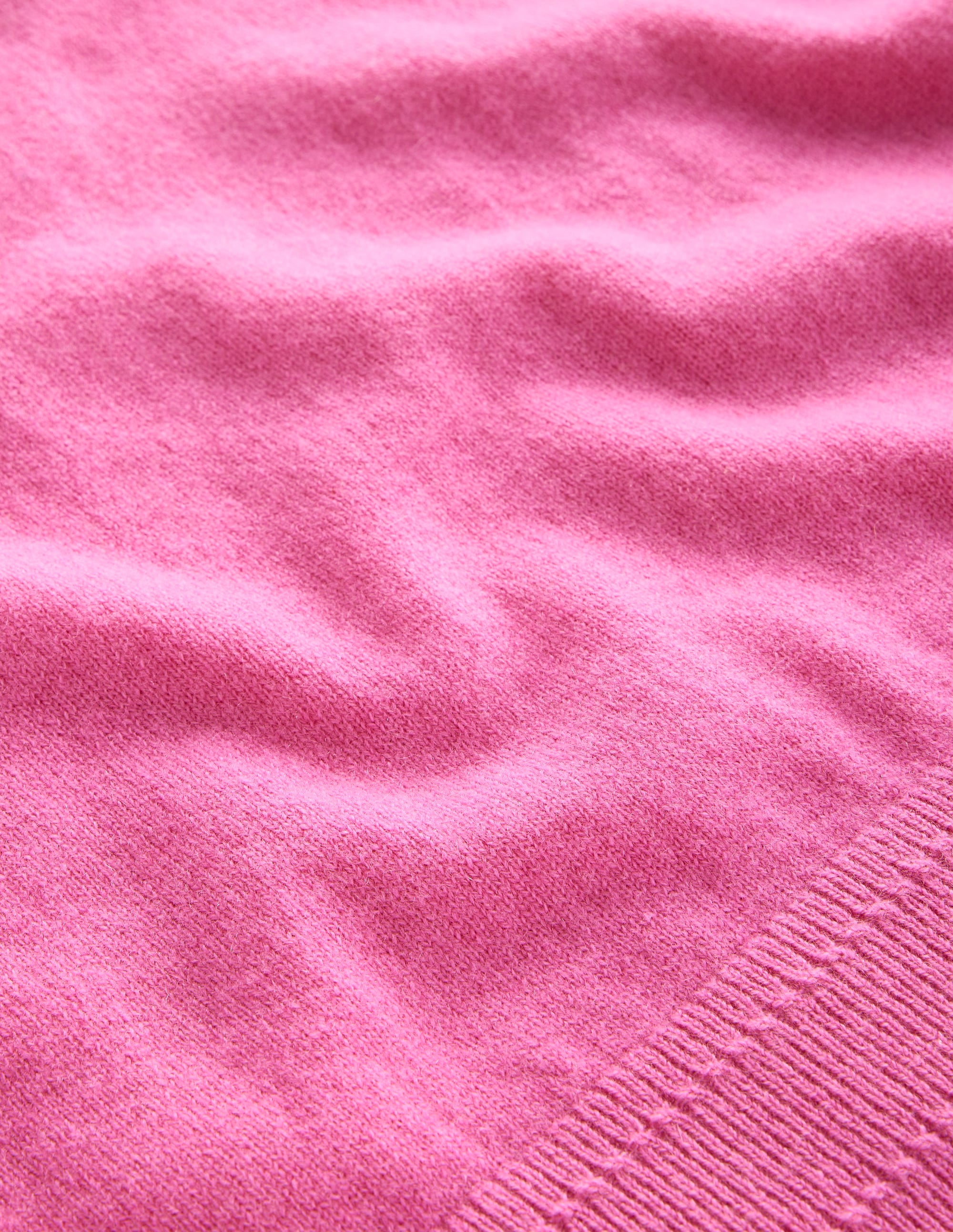 Eva Cashmere Boat Neck Jumper-Pink Tourmaline - Image 7