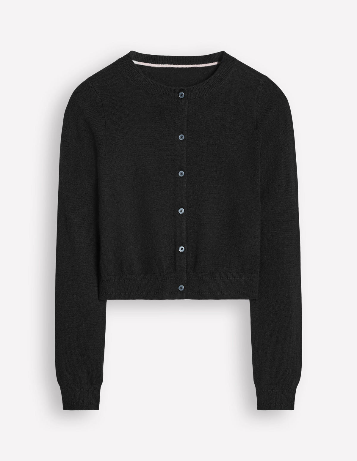 Eva Cashmere Cardigan-Black - Image 5