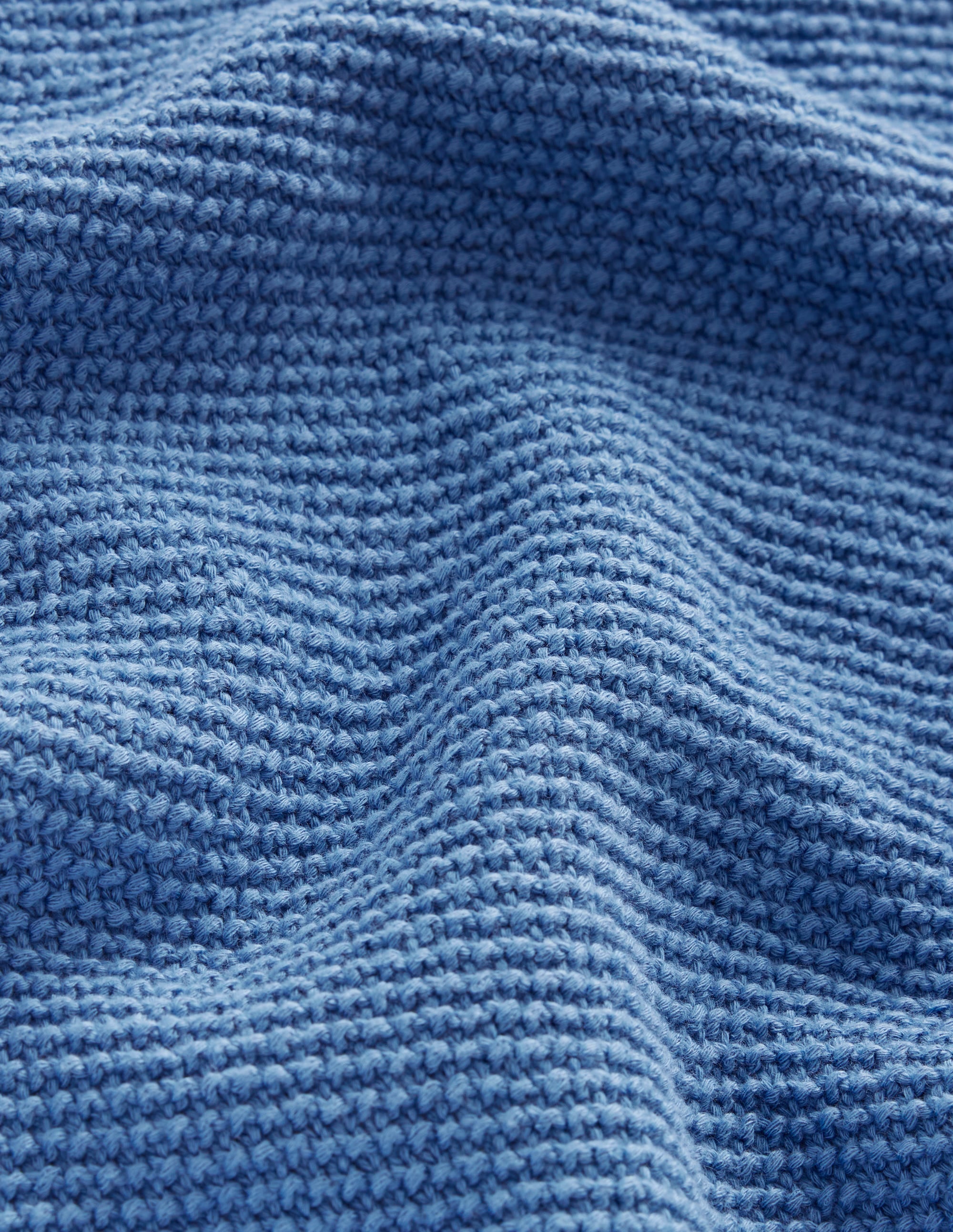 Button Detail Stitch Jumper-Porcelain Blue - Image 6