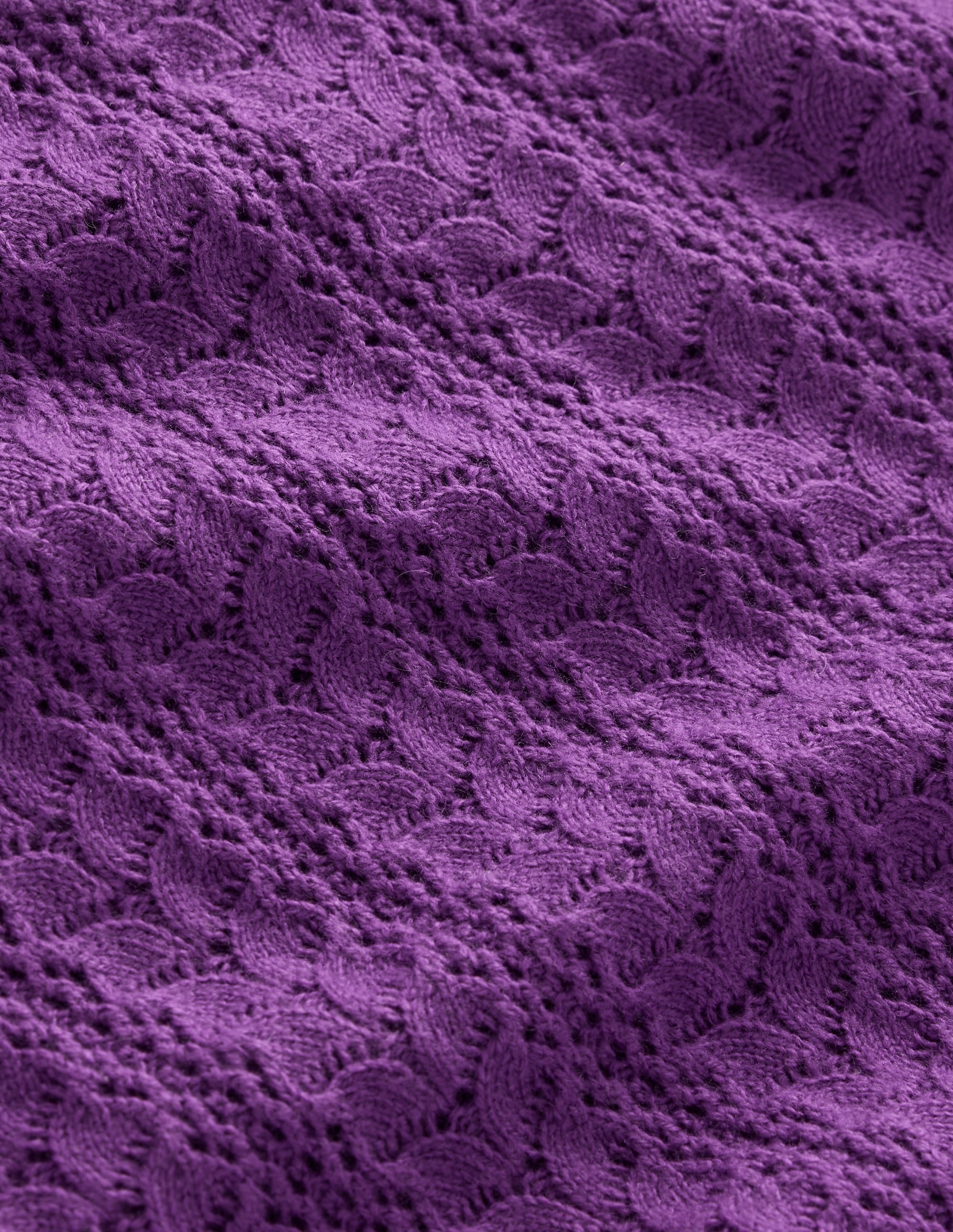 Tia Pointelle Frilled Jumper-Ameythyst Purple - Image 7