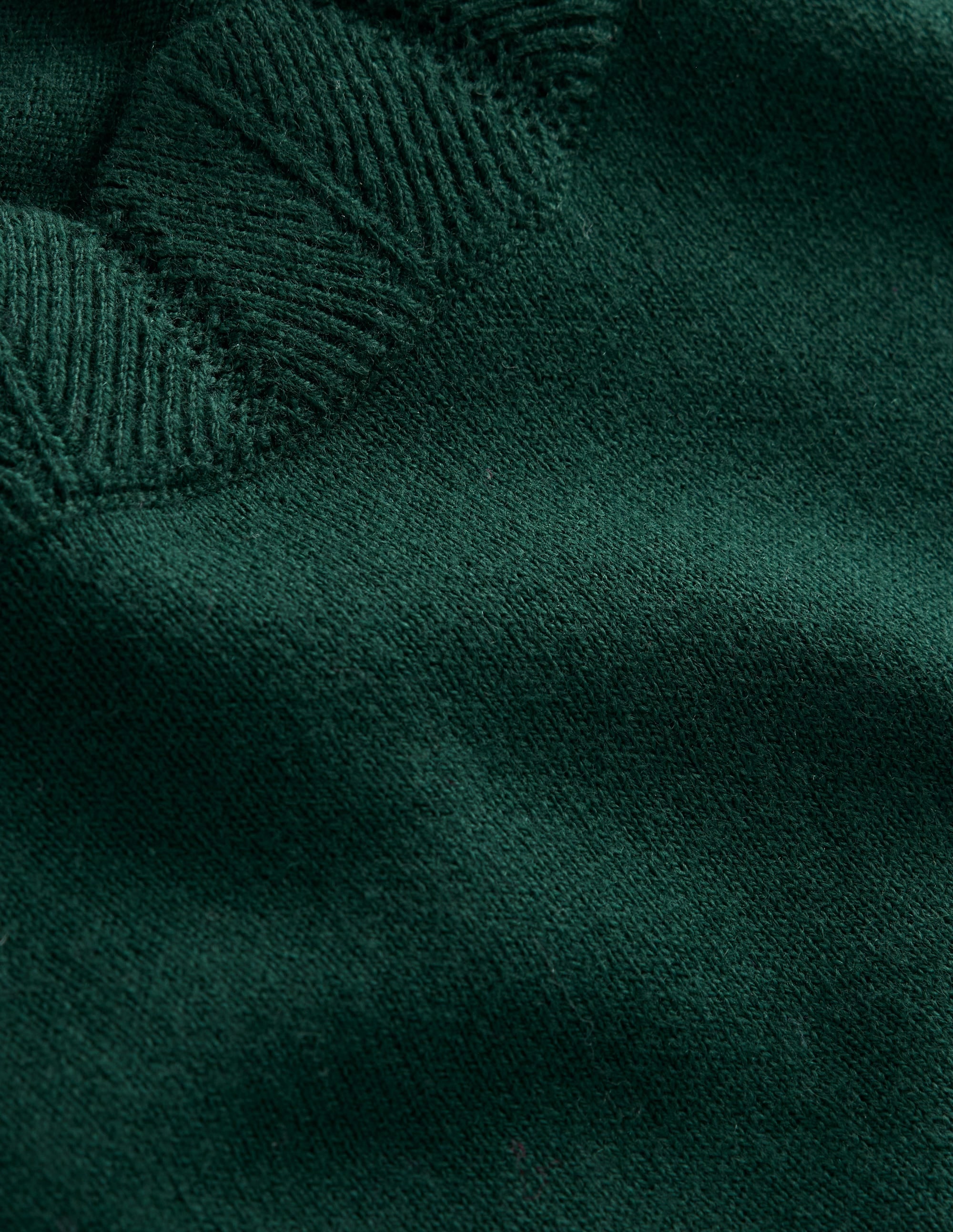 Imi Scallop Trim Jumper-Glade Green - Image 7