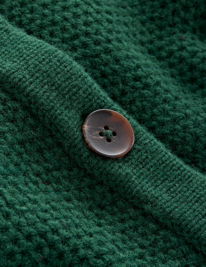 Textured Stitch Cardigan-Dark Cedar Green-6