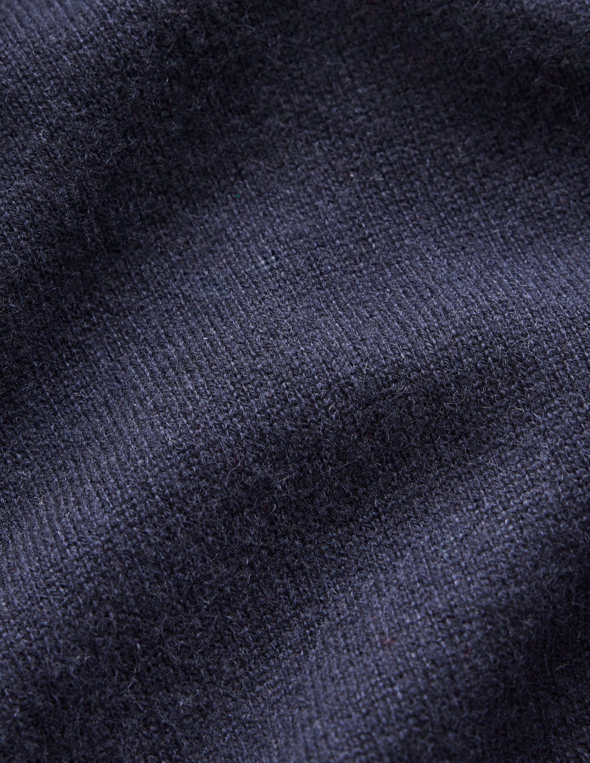 Eva Cashmere Roll Neck Jumper-Dark Blue-6