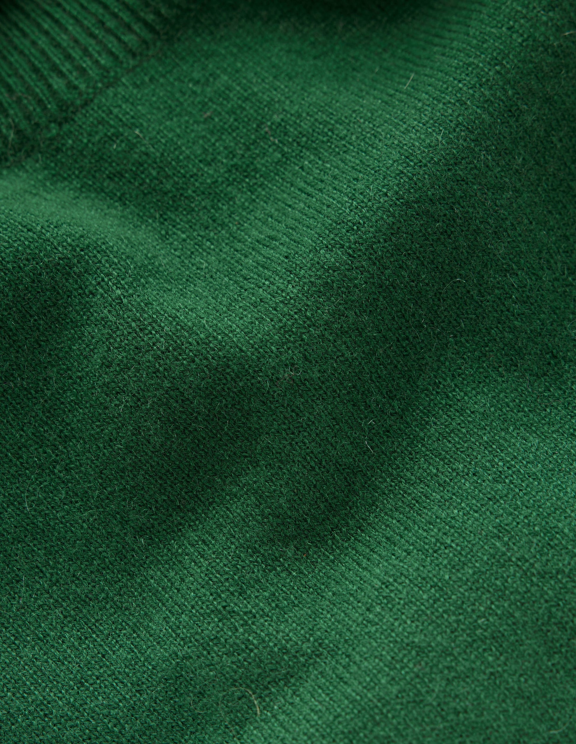 Eva Cashmere Roll Neck Jumper-Pine Green-6