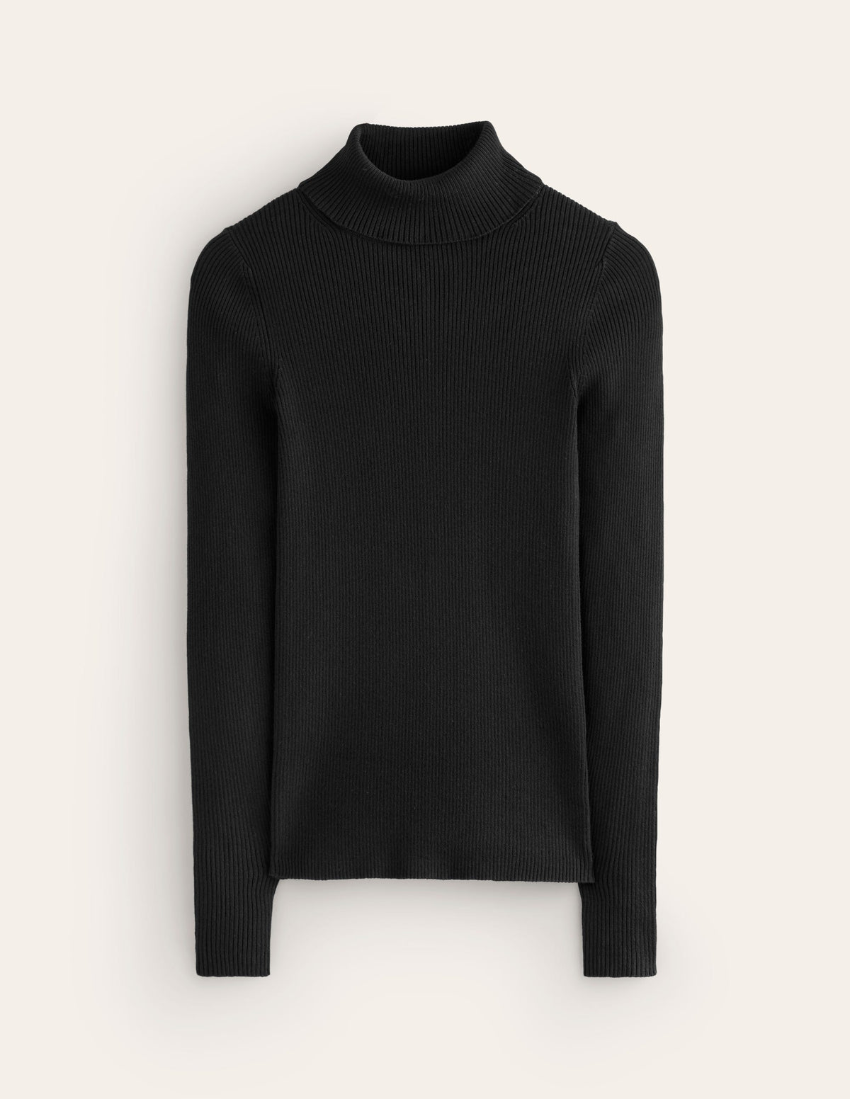 Catriona Roll Neck Jumper-Black-5