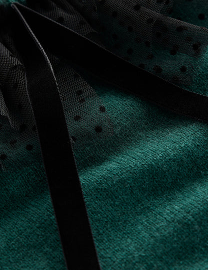 Tulle Party Jumper-Glade Green-7