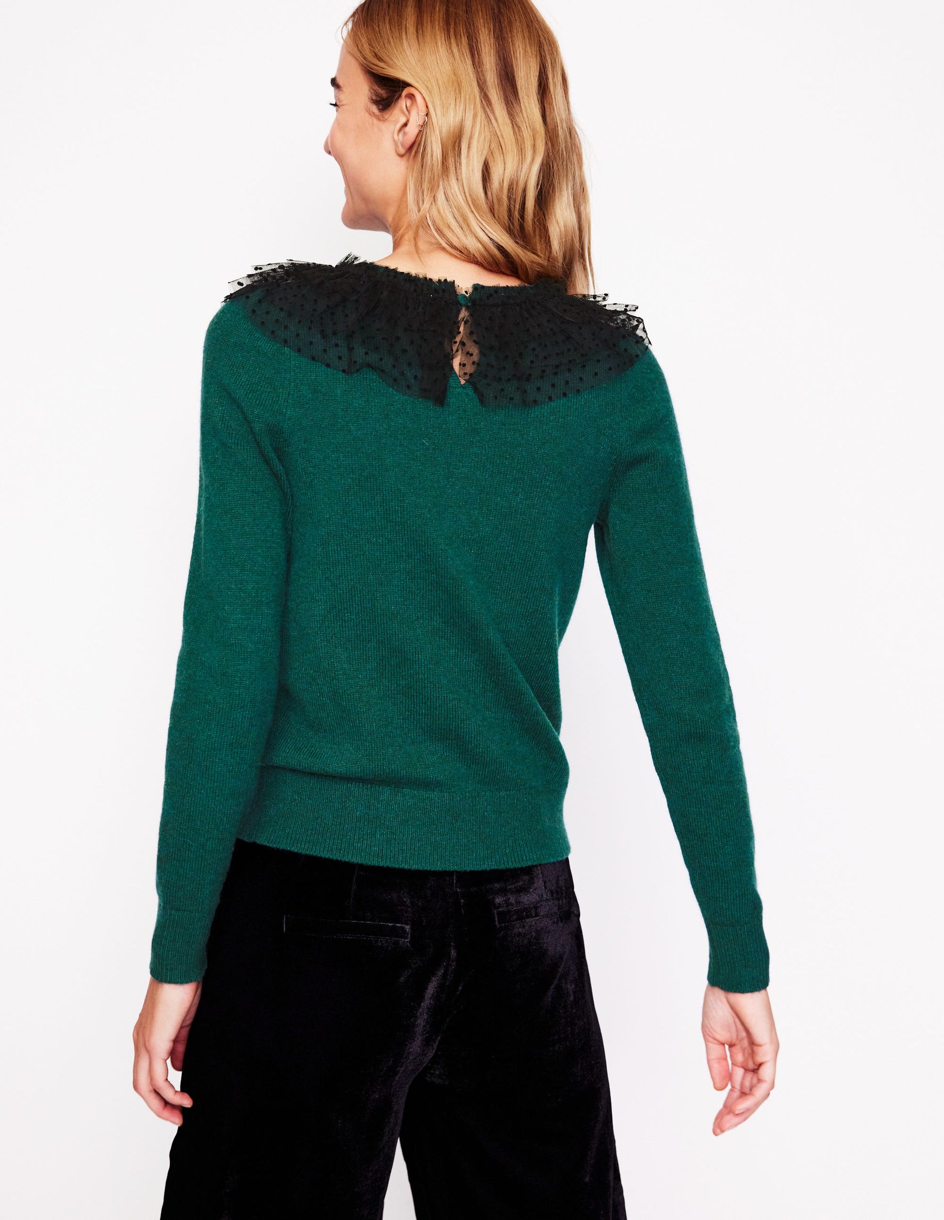 Tulle Party Jumper-Glade Green-3