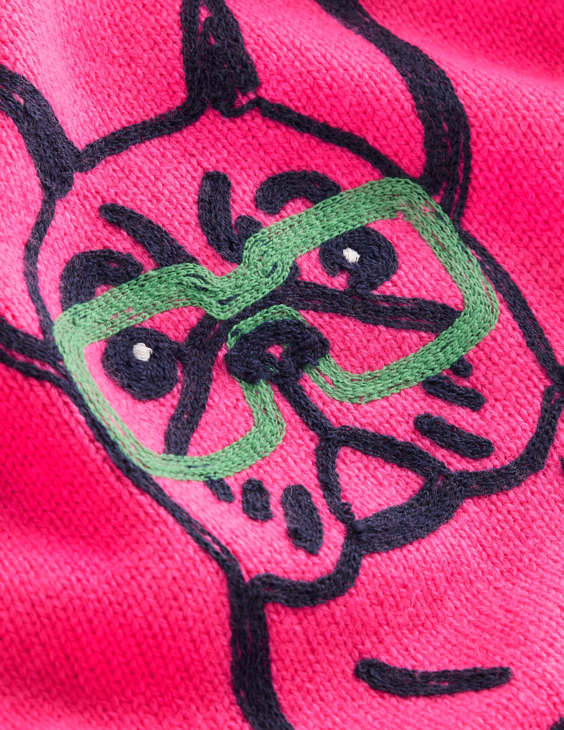 Natalie Embroidered Jumper-Party Pink, Bulldog-6