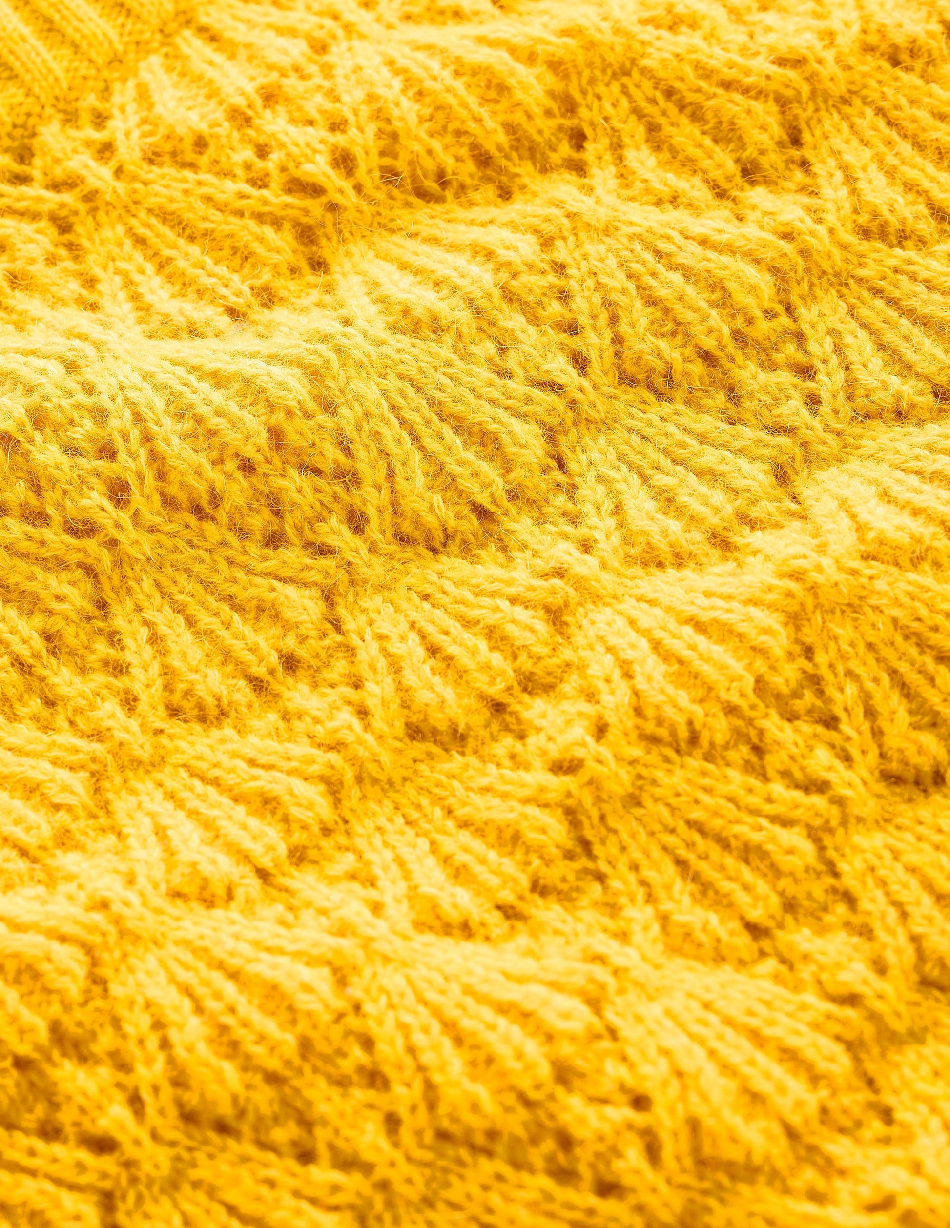 Chunky Pointelle Jumper-Pineapple Yellow-7