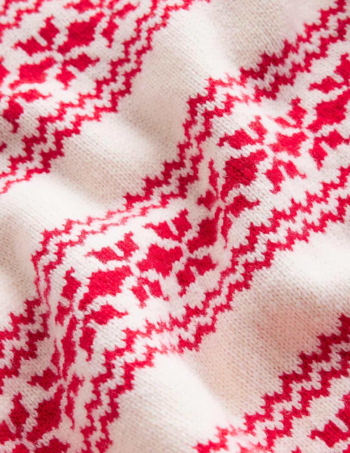 Jessica Oversized Jumper-Red Fair Isle - Image 9
