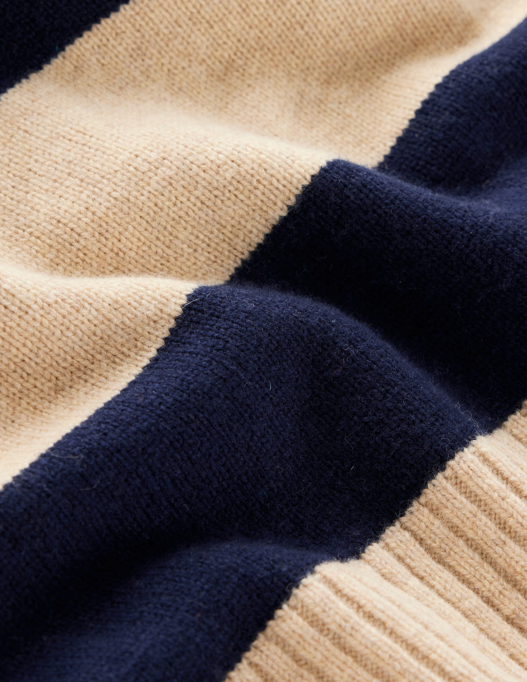 Jessica Oversized Jumper-Chinchilla Melange, Navy - Image 10