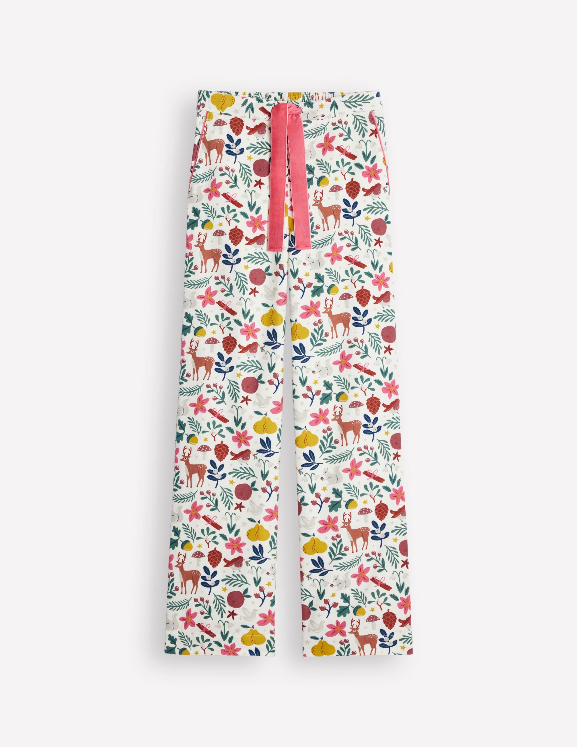 Brushed Cotton Pyjama Trouser-Woodland, Multi - Image 6