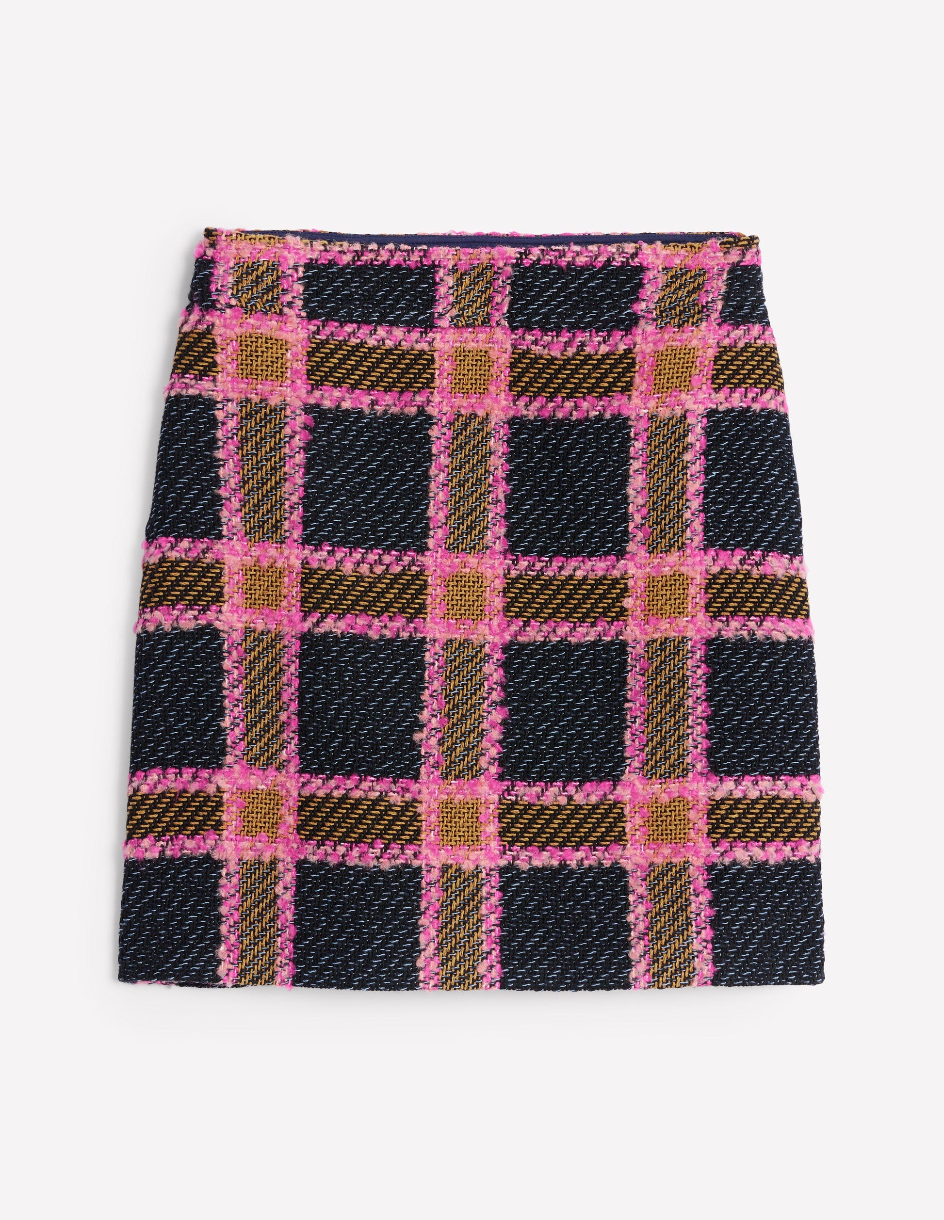 Estella Check Skirt-Pink and Navy Check-6