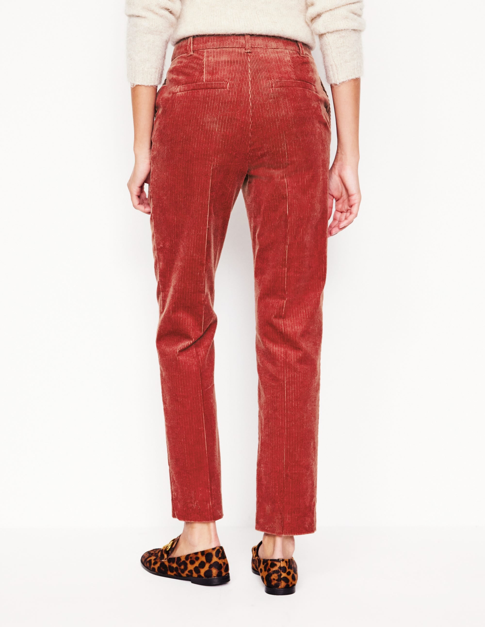 Kew Cord Trousers-Rust - Image 3