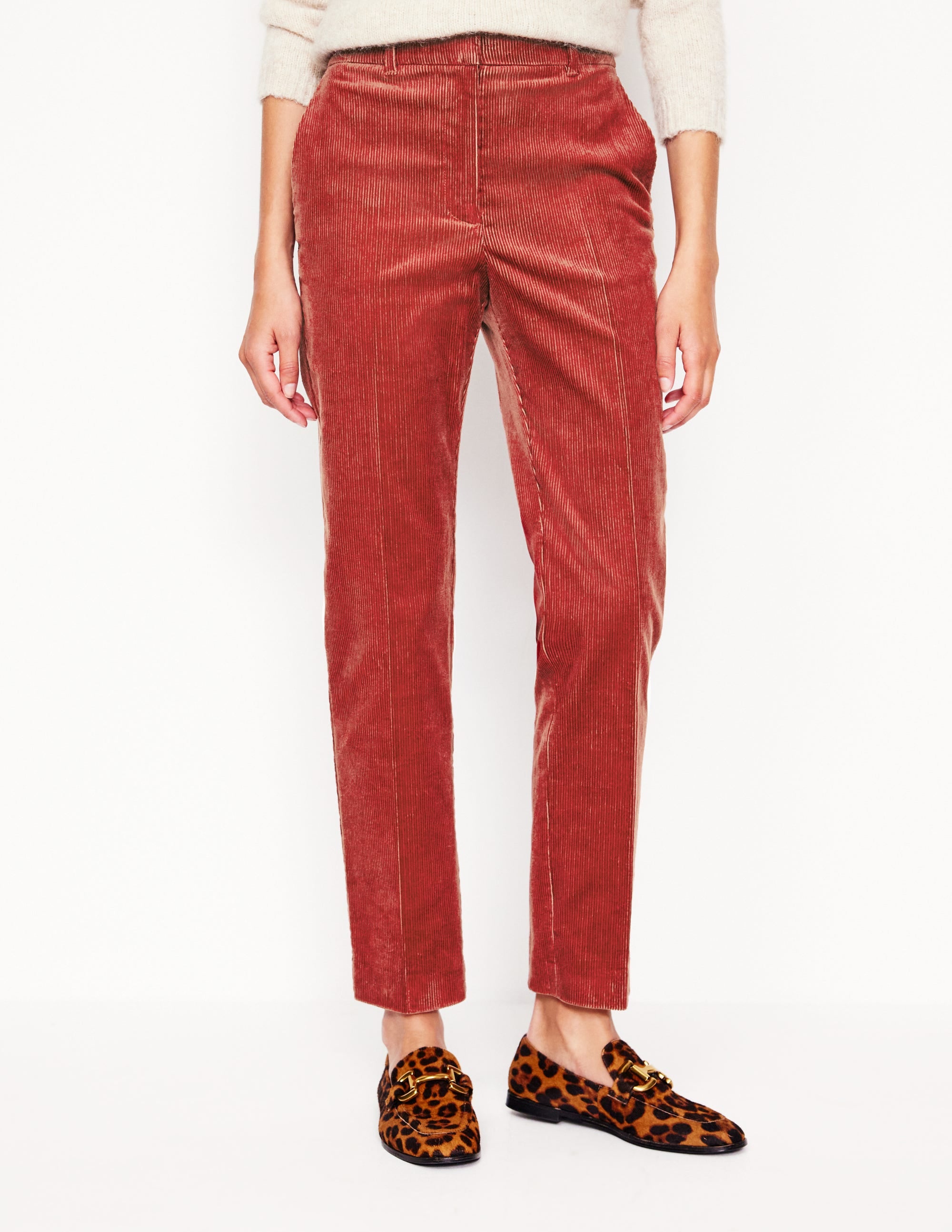 Kew Cord Trousers-Rust - Image 4