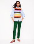 5 Pocket Cord Slim Jeans-Pine