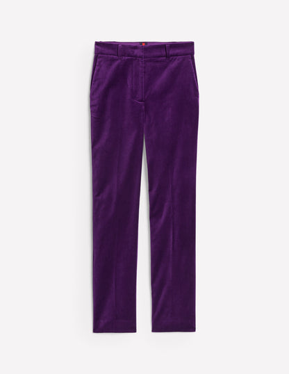 Kew Velvet Trousers-Viola-6