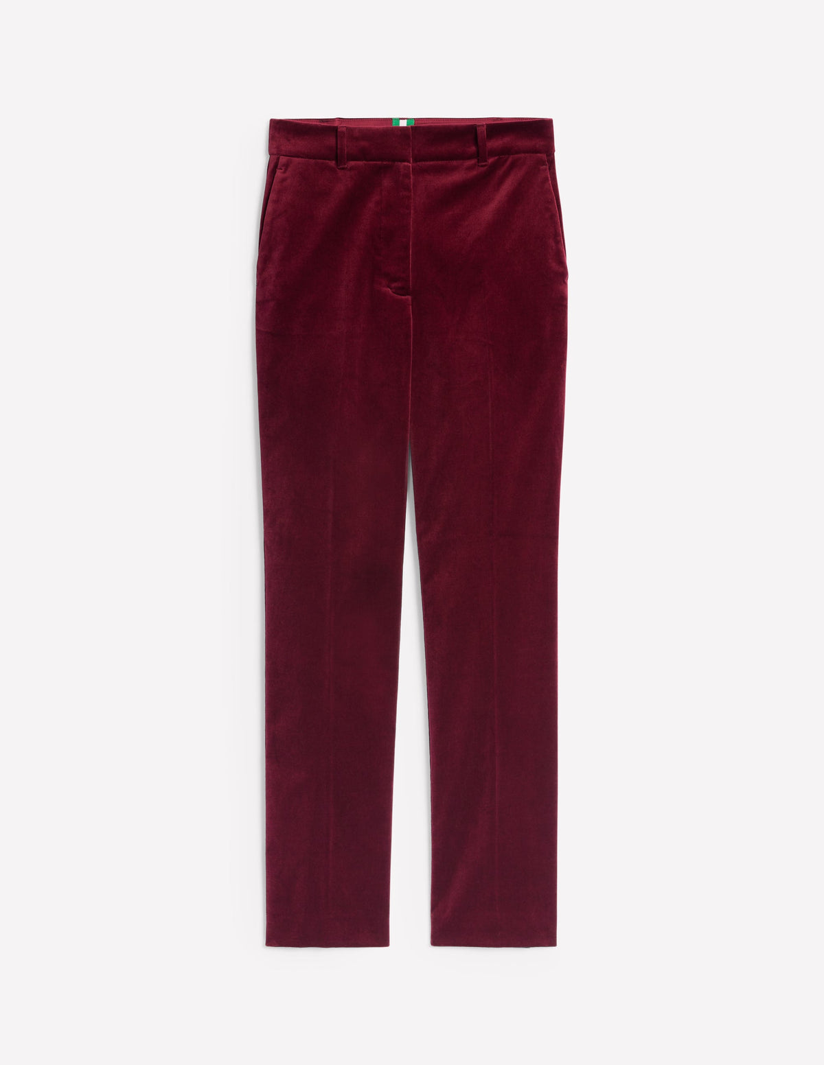 Kew Velvet Trousers-Cabernet - Image 6