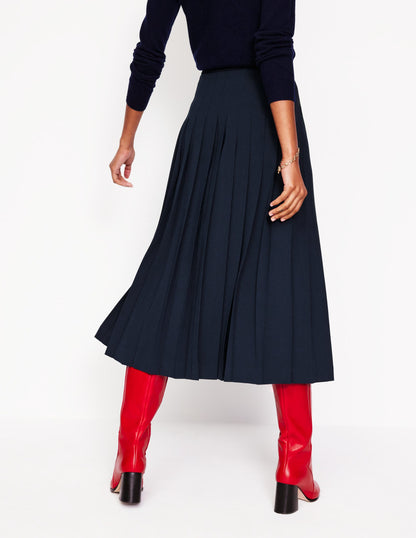 Josephine Midi Kilt-Navy-3