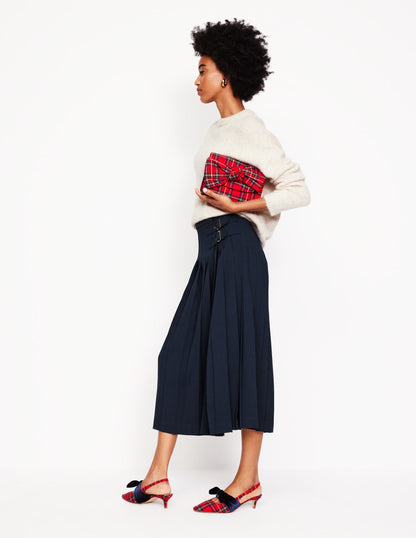 Josephine Midi Kilt-Navy-5