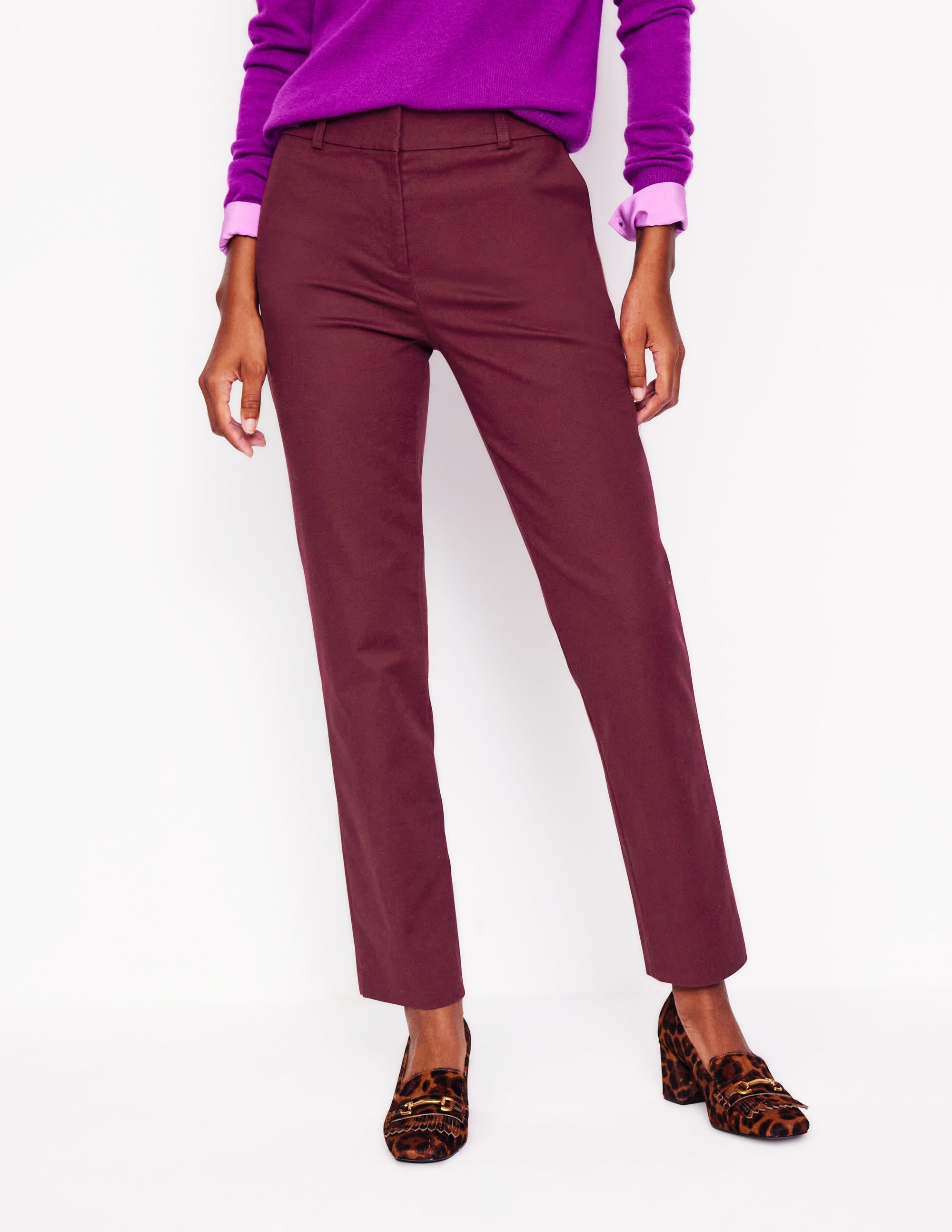 Richmond 7/8 Trousers-Deep Wisteria - Image 4