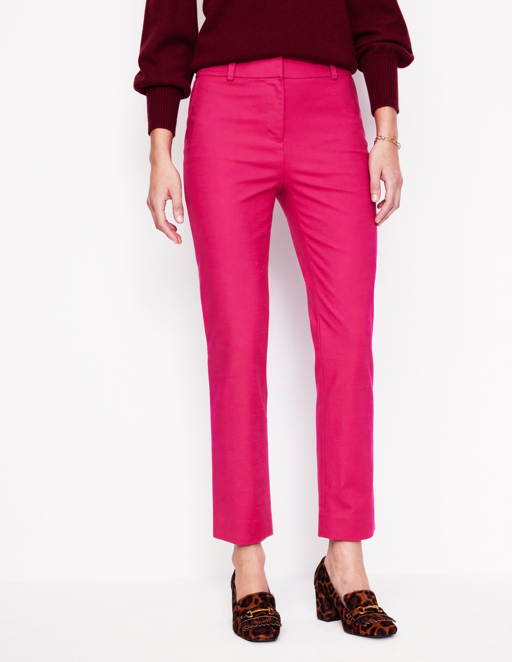 Richmond 7/8 Trousers-Cherry Jam - Image 4