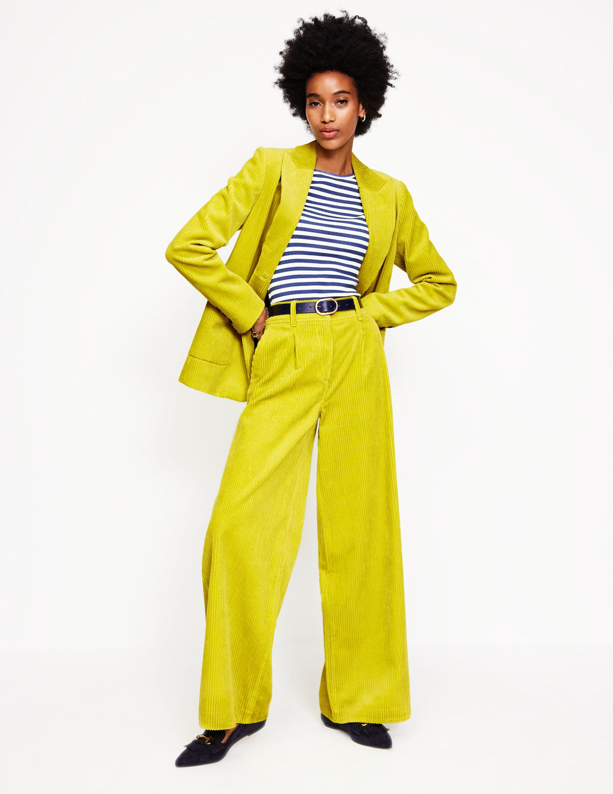 Chiswick Cord Trousers-Kiwi - Image 1
