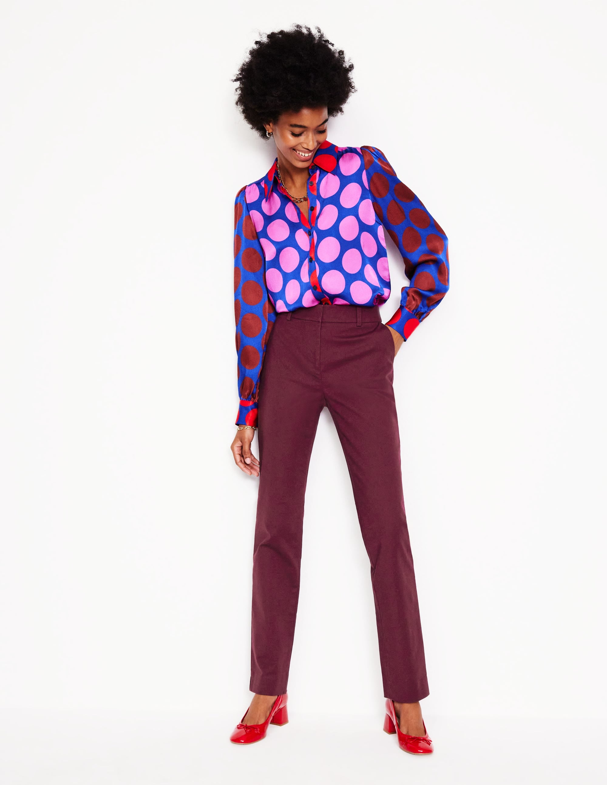 Richmond Trousers-Deep Wisteria - Image 1