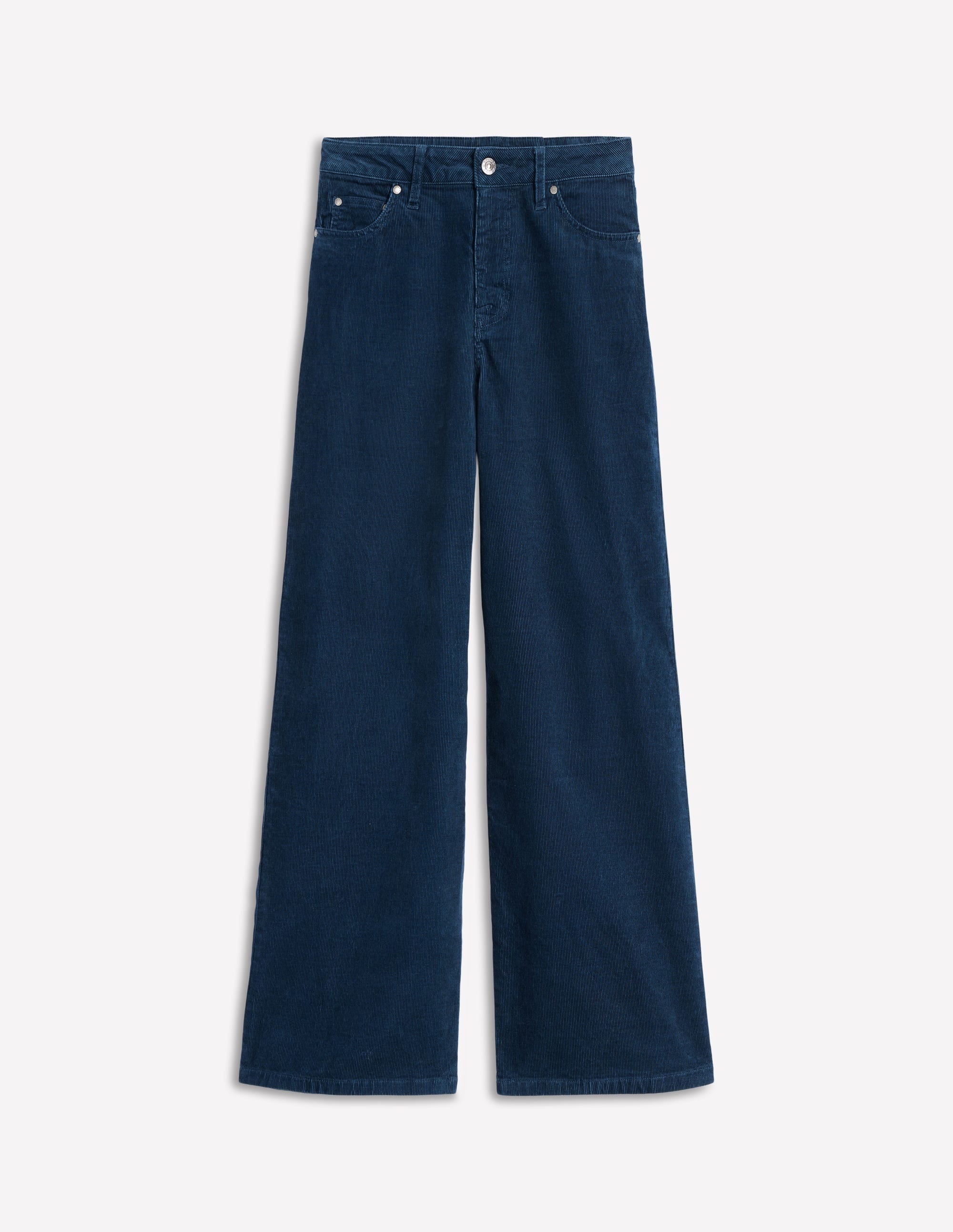 5 Pocket Cord Wide Jeans-Blue Ribbon - Image 5