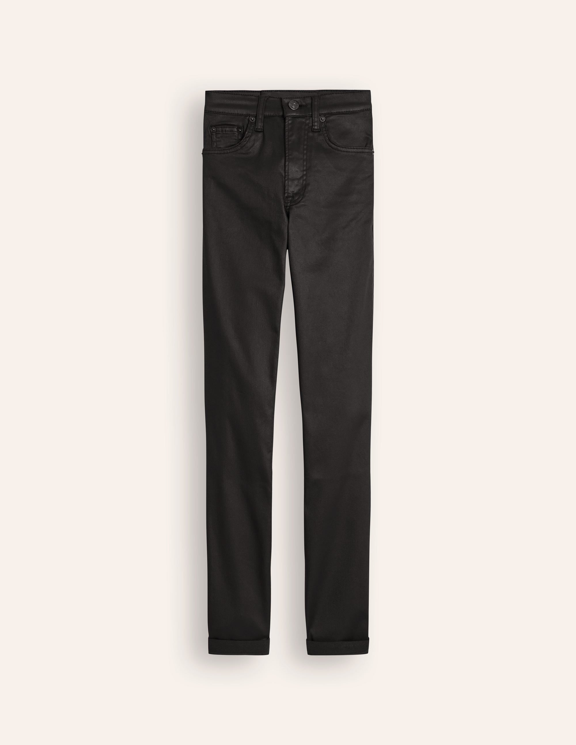 Girlfriend Jeans-Black Coated - Image 6