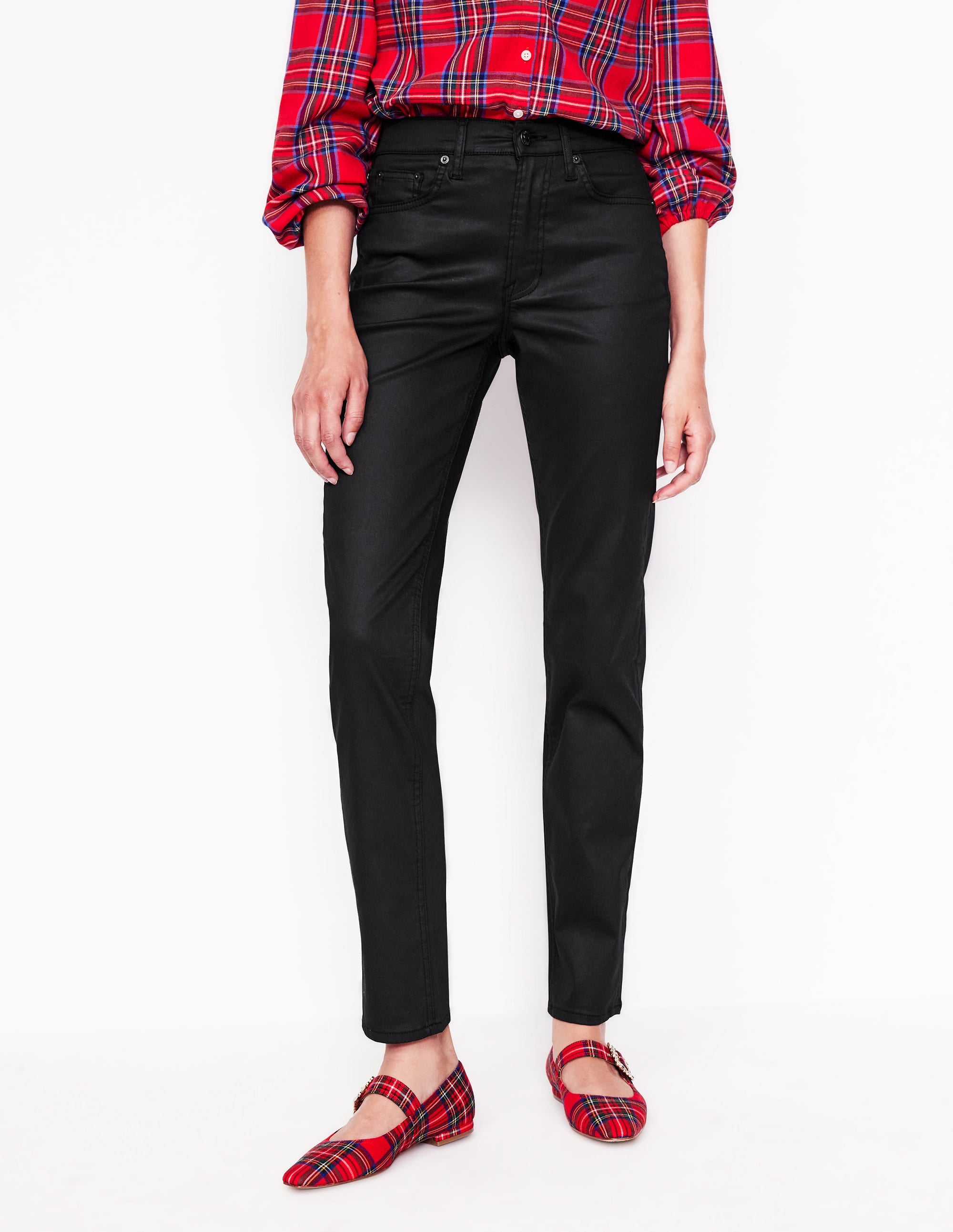Girlfriend Jeans-Black Coated - Image 4