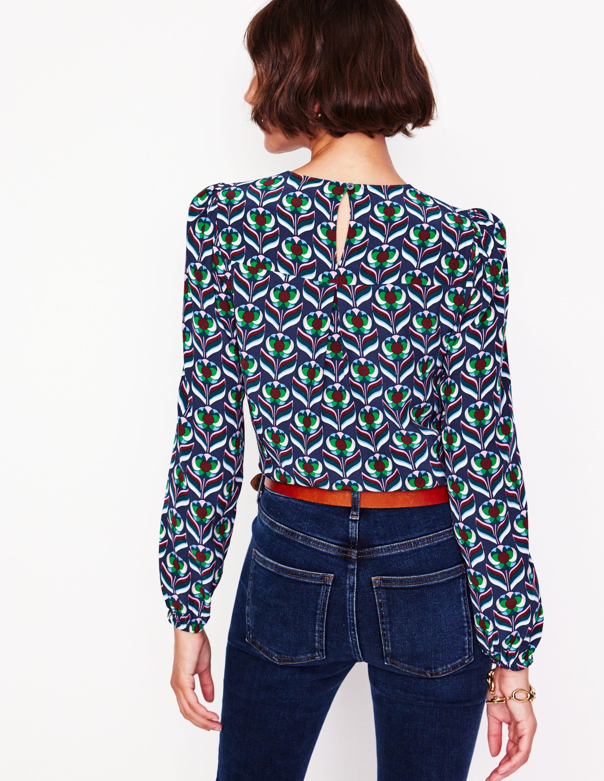 Easy Printed Top-Kingfisher Blue, Blossom Stamp - Image 3