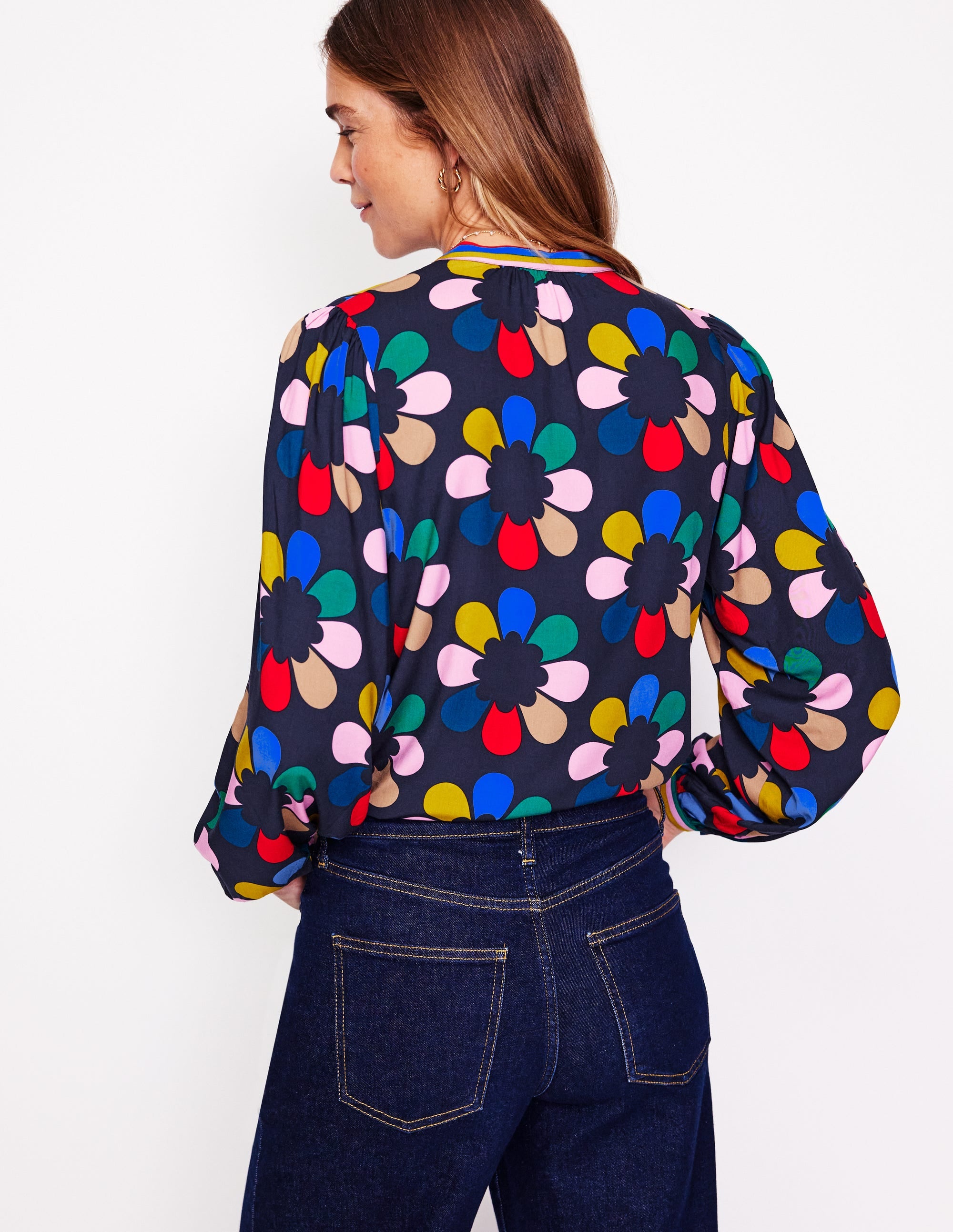 Theodora Blouse-Multi, Structured Petal - Image 3