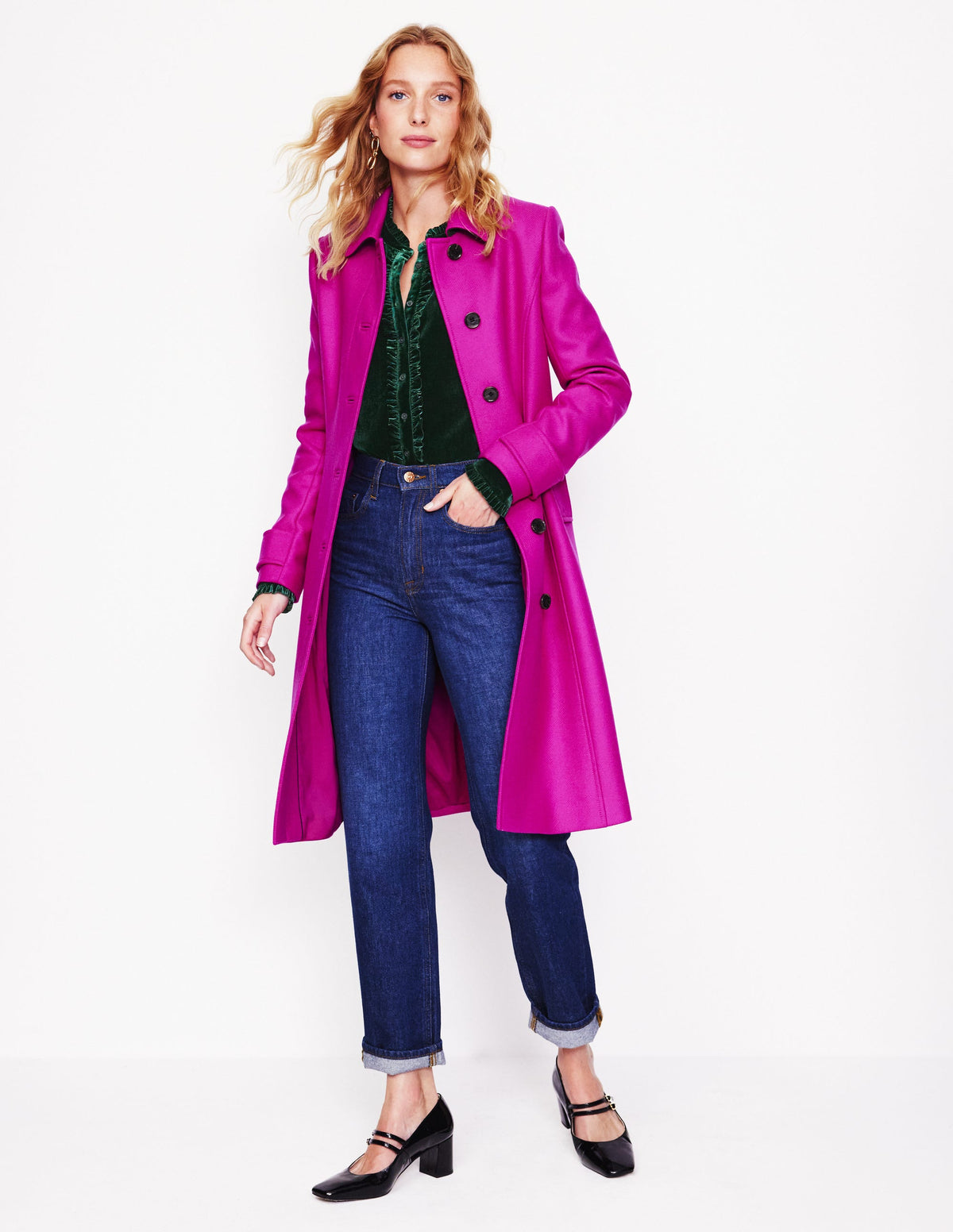 Caroline Jersey Velvet Shirt-Glade - Image 4