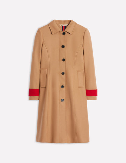 Durham Wool Blend Coat-Colourblock Camel-9