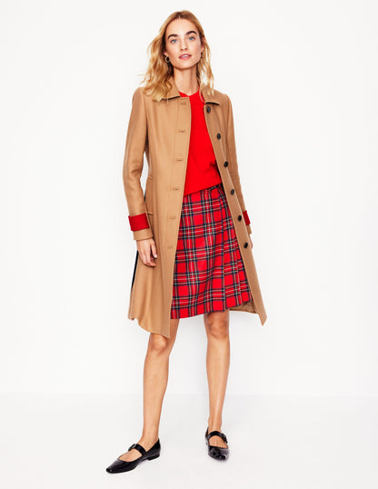 Durham Wool Blend Coat-Colourblock Camel-7
