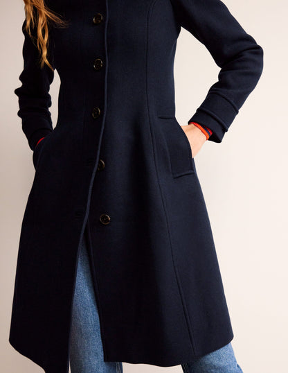Durham Wool Blend Coat-Navy-2