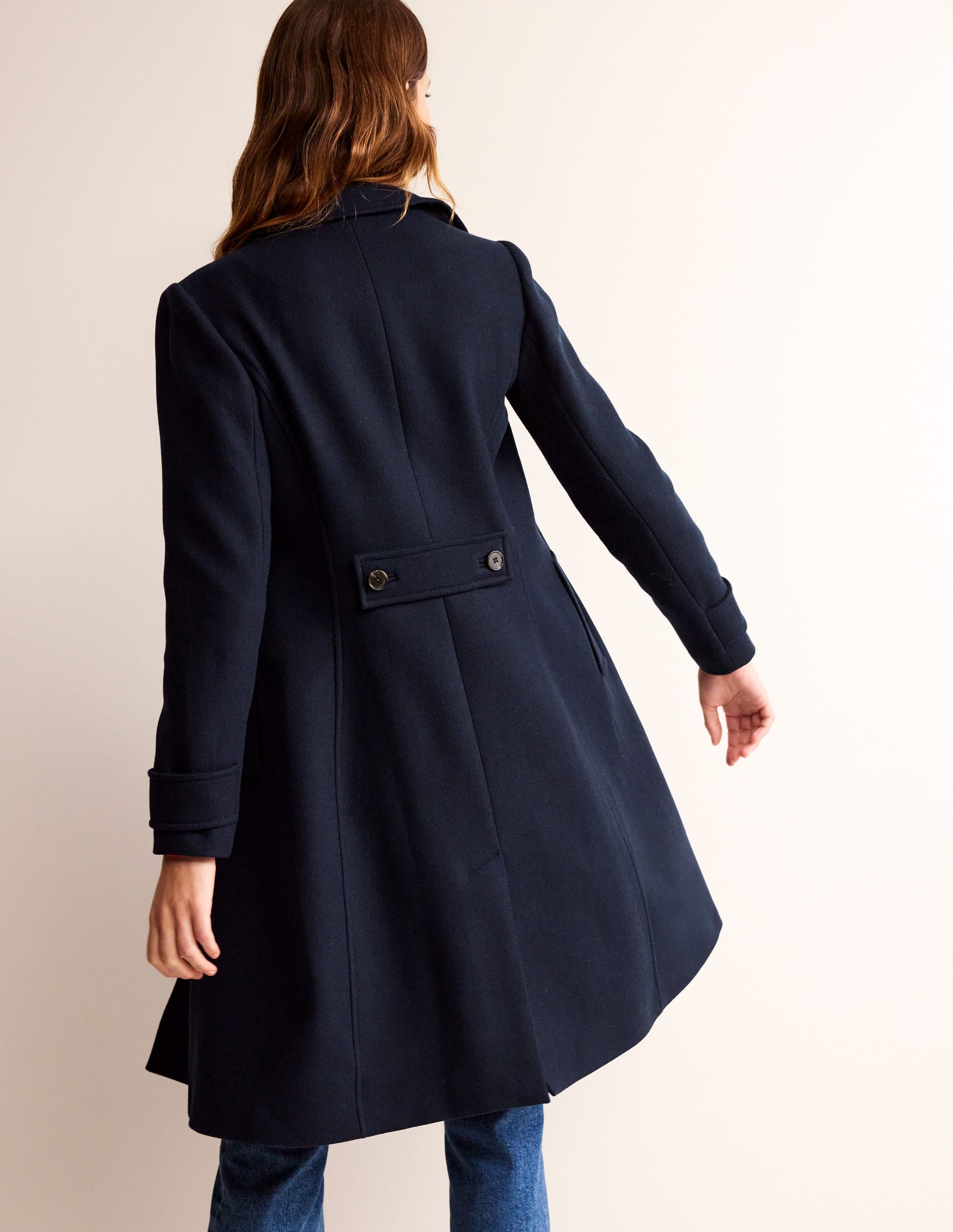 Durham Wool Blend Coat-Navy - Image 3